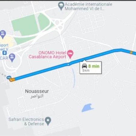 Adorable Apartamento A 8 Min Del Aeropuerto De Casablanca,Wifi Ultra Rapido Y Parking Gratis Derroua Exterior foto